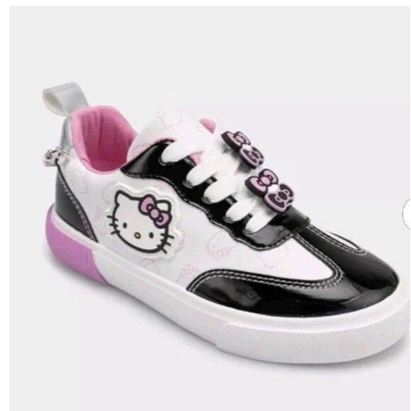 Sanrio Other - Hello Kitty Girl's Lace Up Low Top Sneakers Pink Sizes 11 New